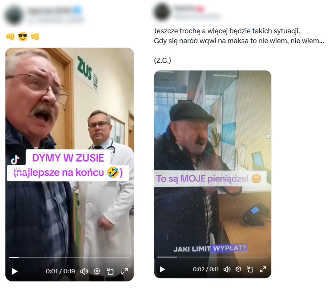 Filmy z TikToka udostępniano też na innych platformach społecznościowych