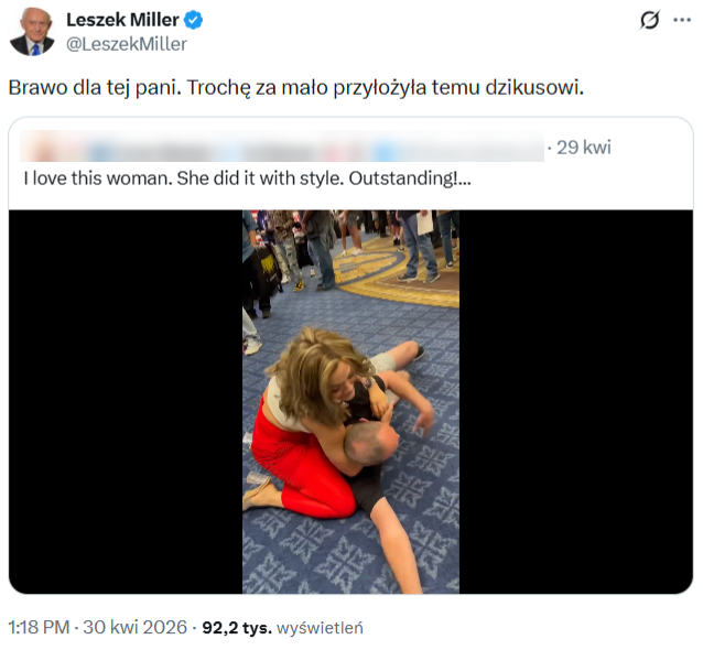Wpis Leszka Millera wyświetlono ponad 90 tys. razy 