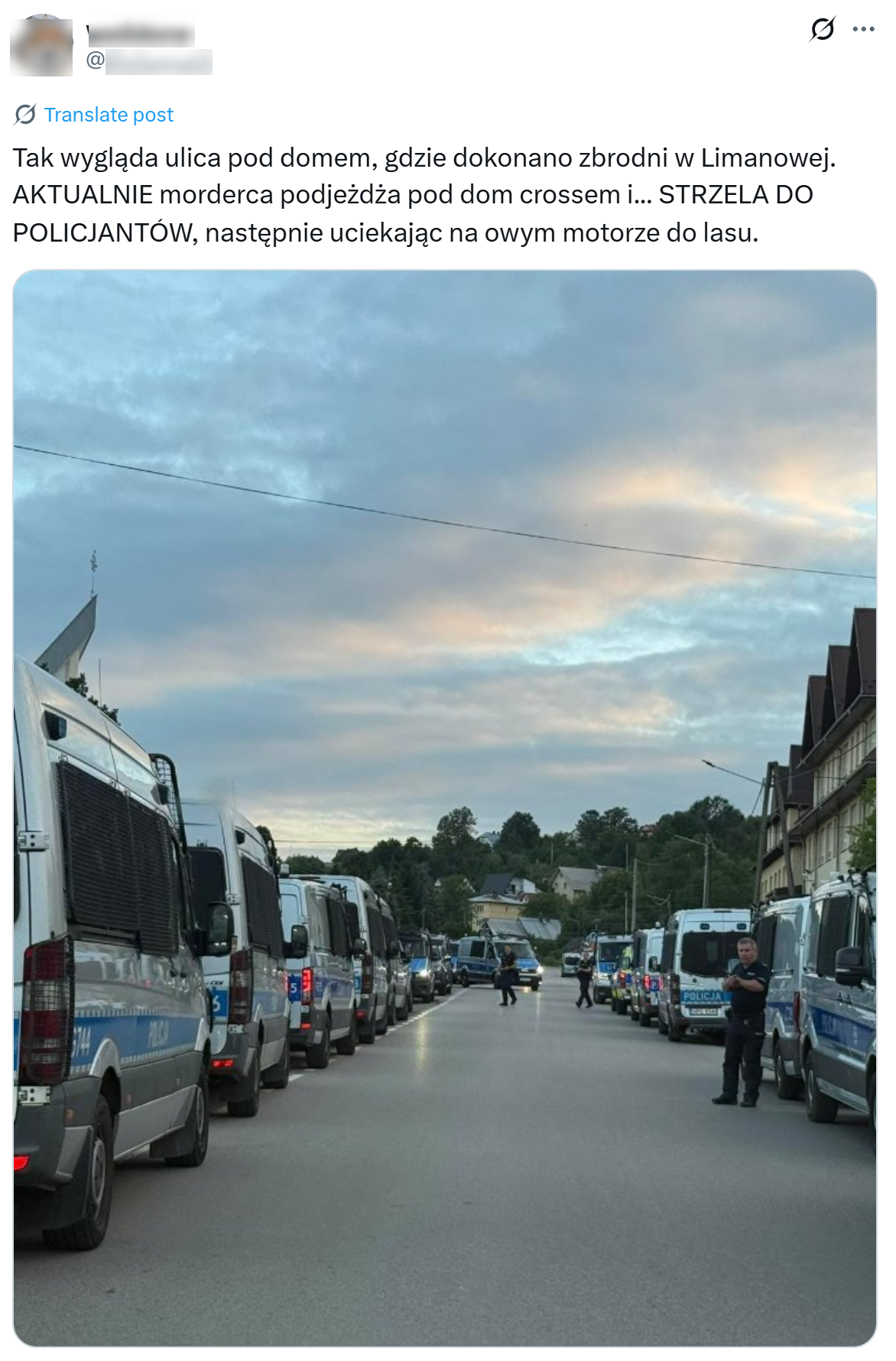 Wpis o tragedii w Starej Wsi wprowadza w błąd