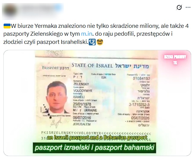 Wprowadzający w błąd post na platformie X