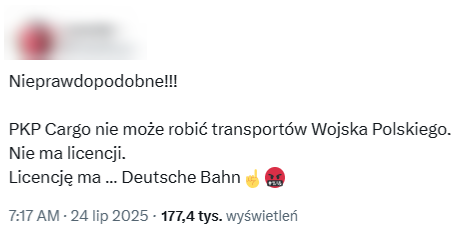 Fake news na temat PKP Cargo generował tysiące wyświetleń