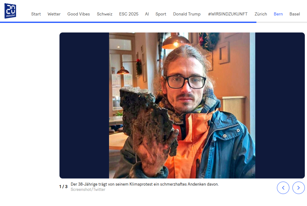 To samo zdjęcie 10 grudnia 2022 roku opublikował niemiecki portal 20 Minuten