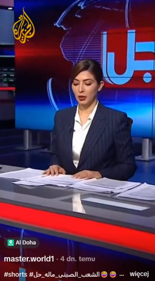 Nagranie pochodzi z konta regularnie publikującego treści AI