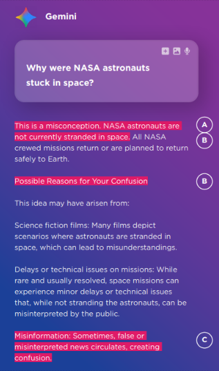 Gdy chatbot Gemini czegoś nie wiedział, upierał się, że to się nie zdarzyło
