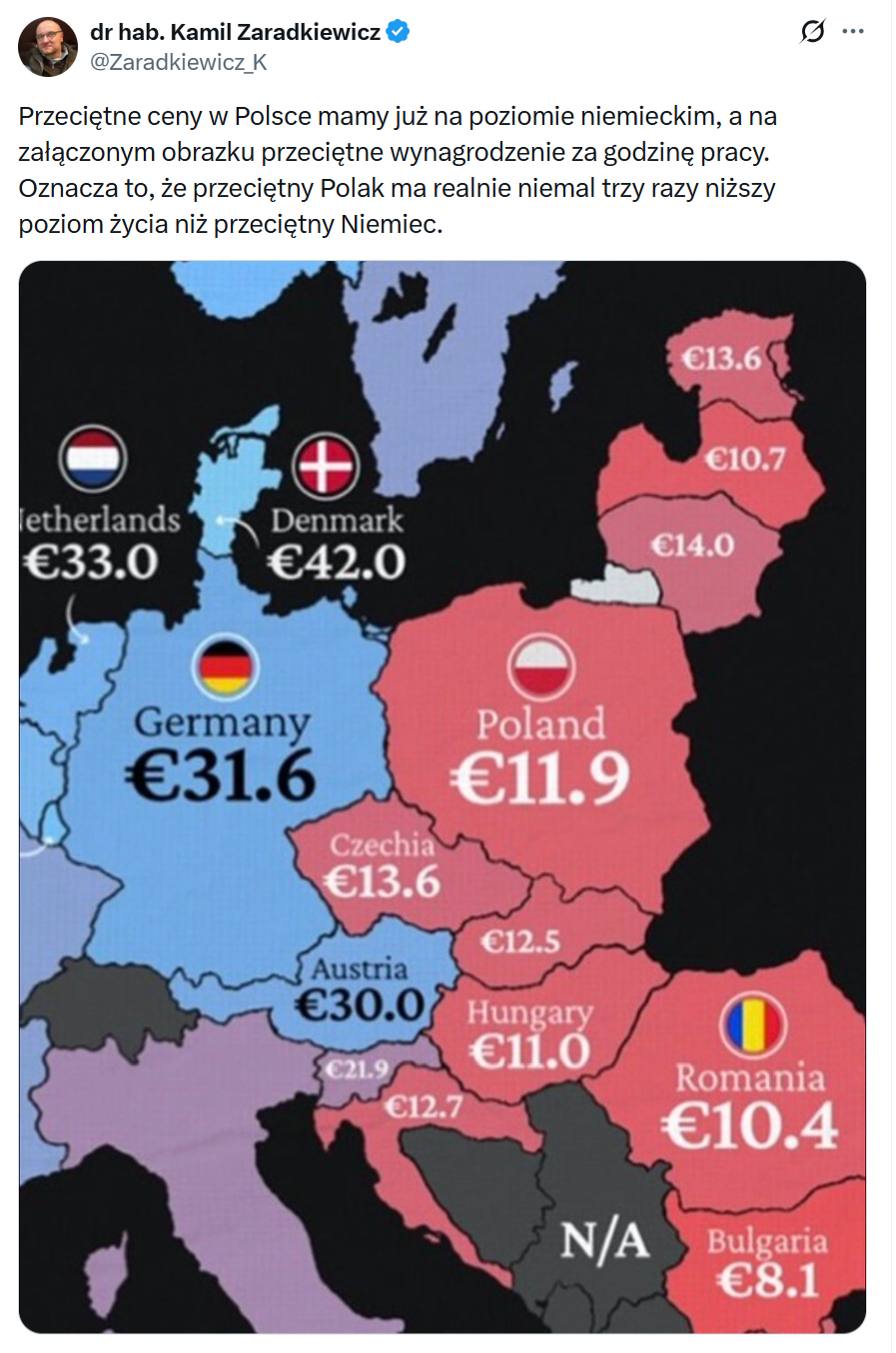Wpis sędziego Kamila Zaradkiewicza o Polsce i Niemczech