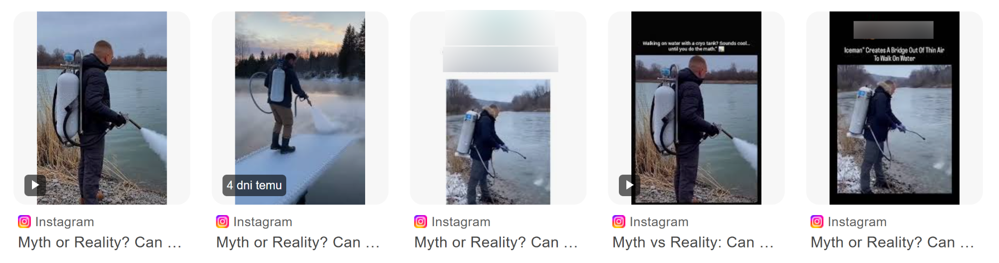 Film szczególnie chętnie publikowano na anglojęzycznym Instagramie