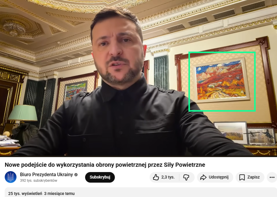 Na oryginalnym nagraniu ze stycznia 2026 roku widać inny obraz (tłumaczenie maszynowe) 