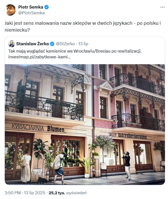 Wizualizację kamienic po remoncie skomentowali m.in. historyk i publicysta