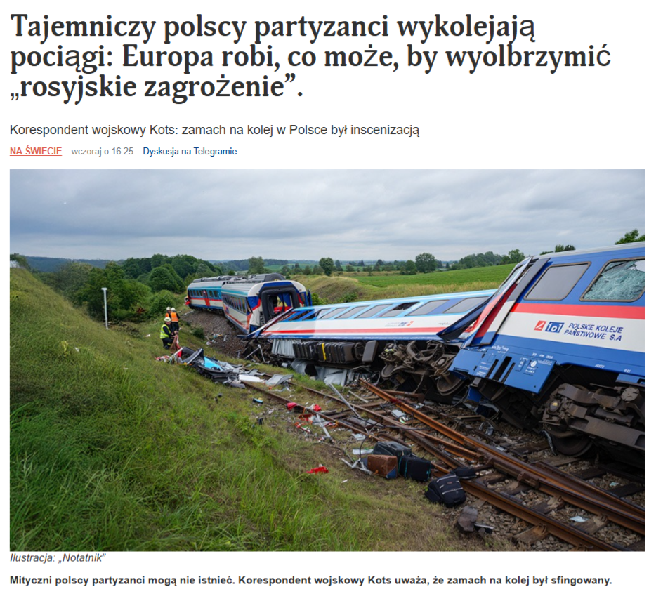 Artykuł rosyjskiego serwisu Bloknot.ru opublikowany 17 listopada 2025 roku. Tłumaczenie maszynowe
