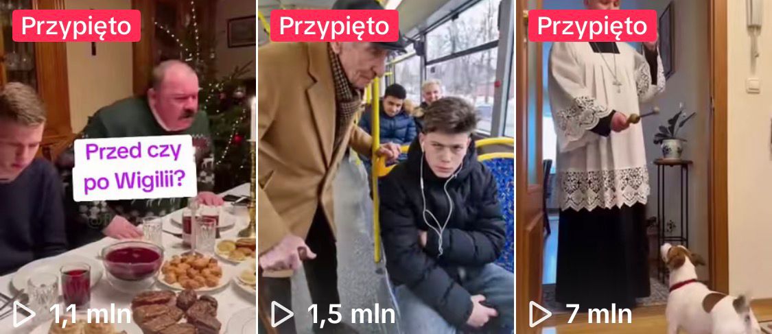 Wygenerowane przez AI filmy z wigilii, autobusu czy kolędy obejrzały miliony użytkowników