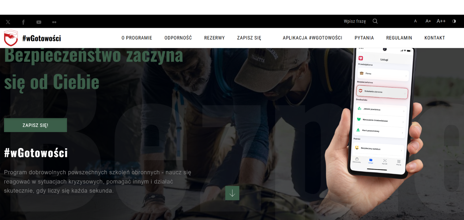 Program powszechnych szkoleń obronnych wGotowości wciąż jest aktualny