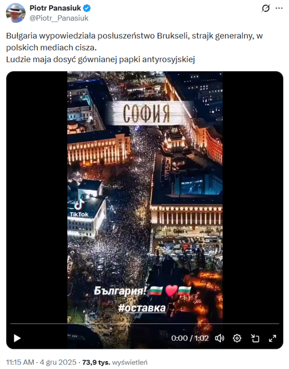 Fałszywy komentarz do prawdziwego nagrania