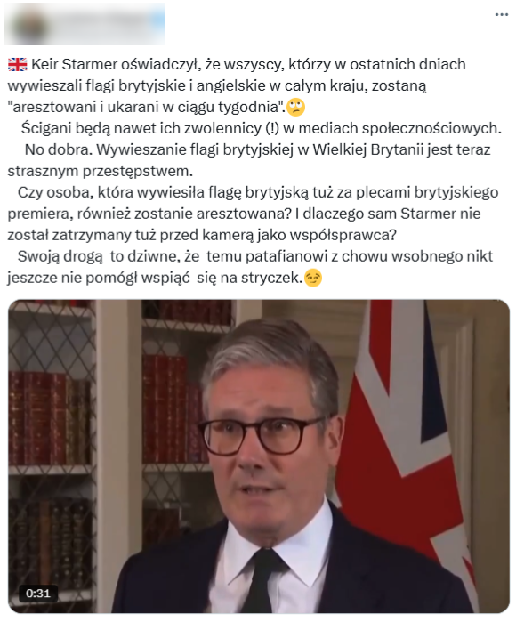 Wprowadzający w błąd post w serwsie X wyświetlono ponad 90 tys. razy 