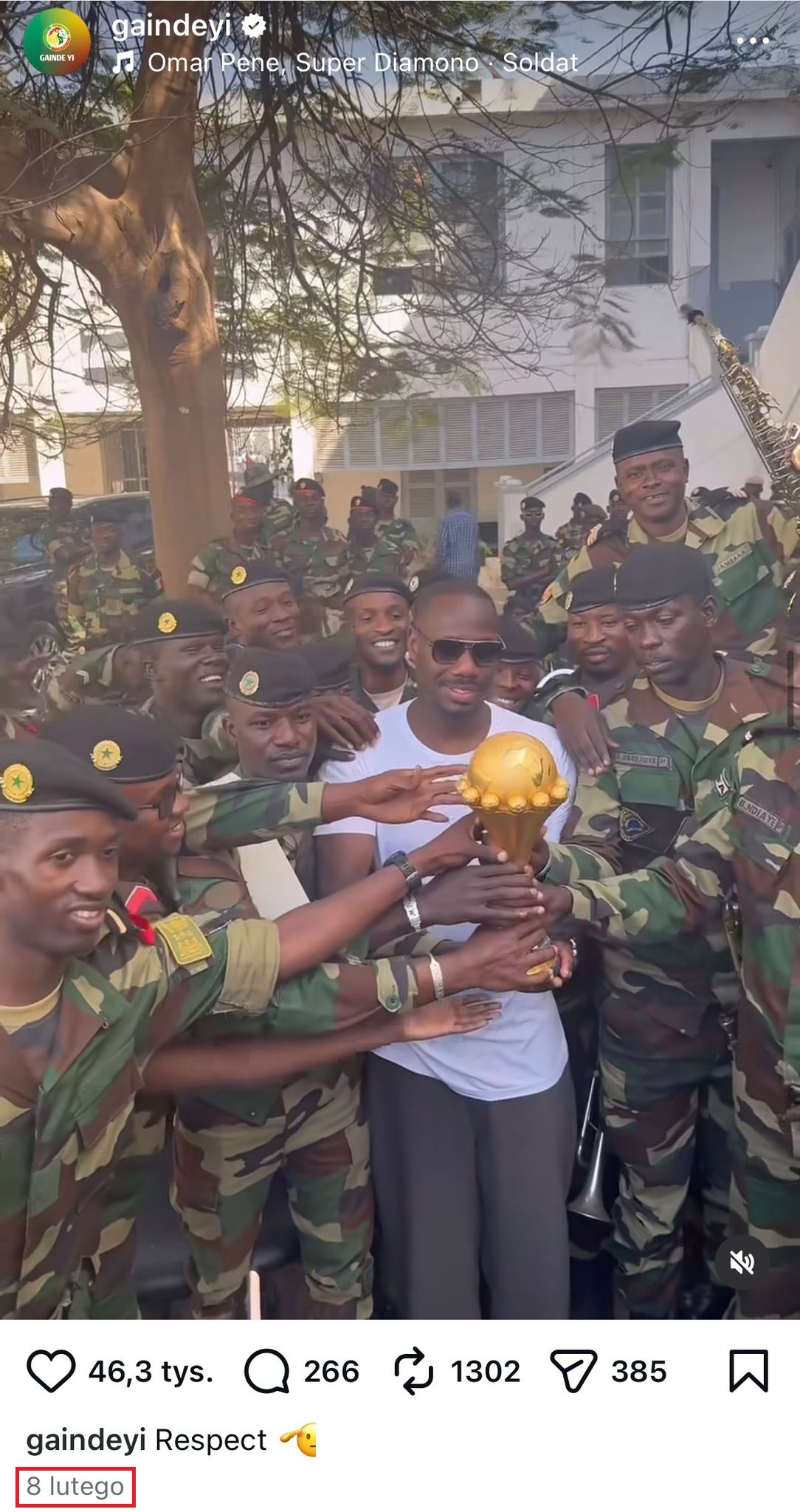 Film opublikowano na koncie senegalskiej federacji już w lutym 2026 roku