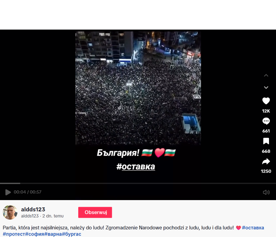 Film trafił na platformę X z TikToka 