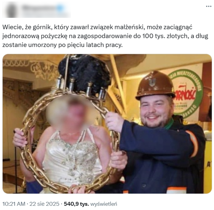 Wprowadzający w błąd post wyświetlono ponad pół miliona razy 