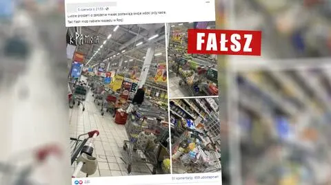 Antymaseczkowy protest w rosyjskim supermarkecie? To zdjęcia z Francji i wcale nie chodzi o obostrzenia