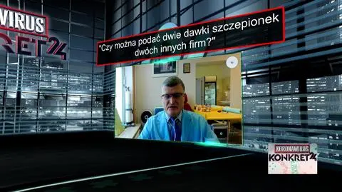 Czy można podać dwie dawki różnych szczepionek? Czy środki antykoncepcyjne powodują zagrożenie? Odpowiada "Koronawirus Konkret24"