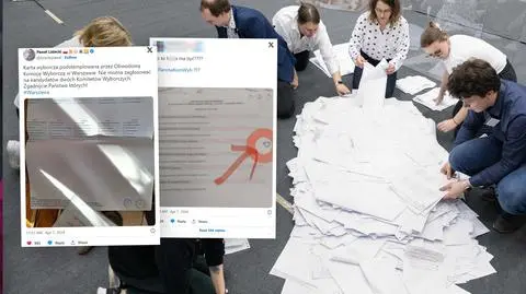 Tylko dwa loga komitetów, ucięte karty do głosowania. Co było błędem?