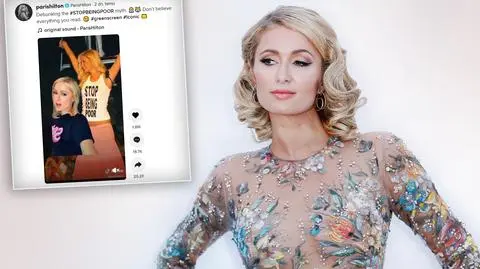 Nie, na koszulce Paris Hilton nie było hasła "Przestańcie być biedni"