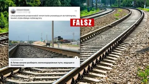 Litwa rozbiera tory kolejowe do Kaliningradu? "Tranzyt lądowy nie został zatrzymany"
