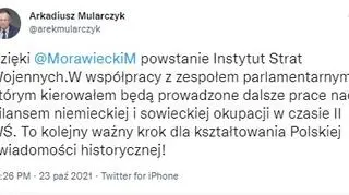 Post posła Arkadiusza Mularczyka