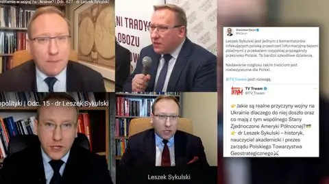 Pełnomocnik rządu o komentarzach Sykulskiego: "tezy zbieżne z rosyjską propagandą"