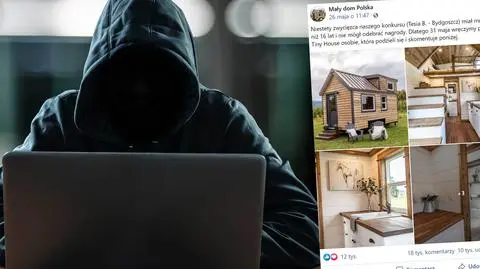 "Rozdajemy trzy piękne domki mobilne". Brzmi zachęcająco, ale nie daj się skusić