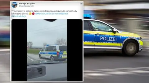 W "polskim Szczecinie samochody zatrzymuje niemiecka policja"? Tak, ale...