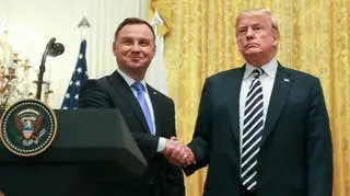 Prezydent Andrzej Duda chciałby, by Trump odwiedził Polskę przed końcem jego kadencji