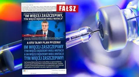Szef niemieckiego instytutu ujawnił tajny plan producentów szczepionek? To manipulacja. Wyjaśniamy