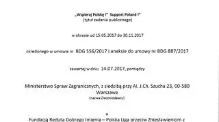 Pierwsza strona sprawozdania RDI