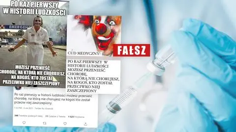 "Po raz pierwszy w historii" nie chorujesz, a zarażasz zaszczepionego? Fałszywa teza w kontekście COVID-19