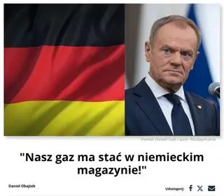 Artykuł podpisany przez Daniela Obajtka, europosła PiS