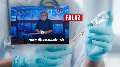 Nie, Delta nie "zabija zaszczepionych". Fałszywe tezy w wywiadzie z doktorem Zbigniewem Hałatem