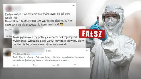 "Dalej bawimy się w pandemię bez dowodów istnienia wirusa?" Uwaga na powracający fake news