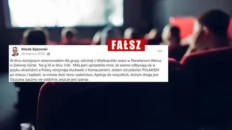 Seanse w planetarium w Zielonej Górze tylko w języku ukraińskim? To nieprawda