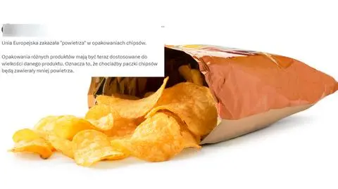 "UE zakazała powietrza w opakowaniach chipsów". Nie