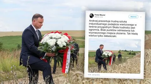 Prezydent składa wieniec "w terenie przygodnym"? Nieprawda, to ważne miejsce dla Polaków