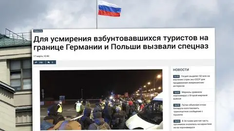 Rosyjska dezinformacja o Polsce z koronawirusem w tle
