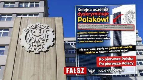 "Akademiki też nie dla Polaków"? Politechnika Śląska zaprzecza. Wyjaśniamy