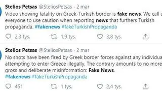 Wpisy Steliosa Petsasa na Twitterze