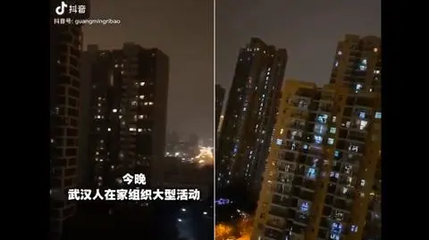 Krzyki "rozpaczy, lęku i buntu" mieszkańców Wuhan? Wręcz przeciwnie