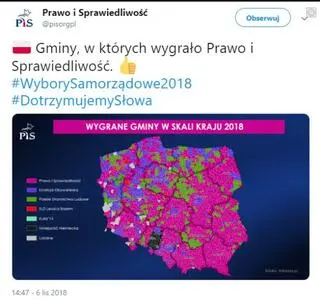 Zrzut wpisu na Twitterze