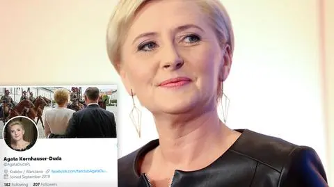 Agata Kornhauser-Duda na Twitterze? "To fejk"