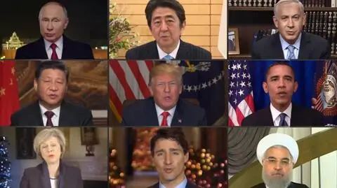 Trump, Putin i Obama wspólnie śpiewają "Imagine". "To, co zobaczysz, nie jest prawdziwe"