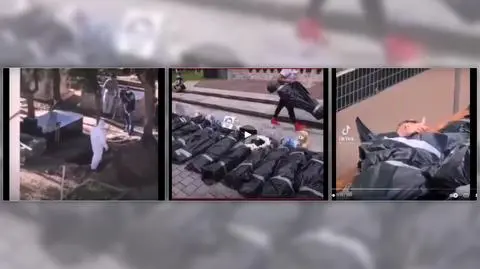 "Mistyfikacja pogrzebów, mistyfikacja ratowania życia"? Te kadry tego nie pokazują