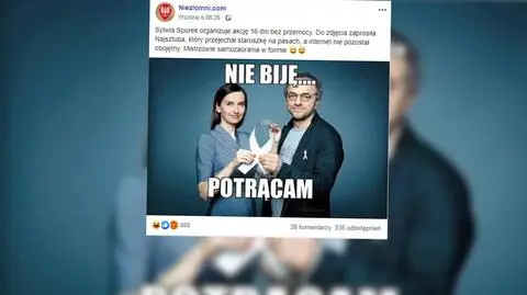 Nie, to nie jest zdjęcie Sylwii Spurek i Piotra Najsztuba z kampanii antyprzemocowej z 2019 r.