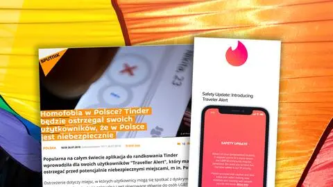 Nie, popularna aplikacja randkowa nie będzie ostrzegać o zagrożeniu dla osób LGBTQ w Polsce