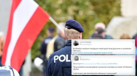 W Wiedniu za noszenie teraz maseczki grozi grzywna? Sprawdzamy